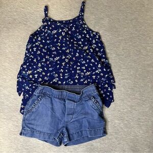 Old Navy Tank and Jean Shorts - 5T